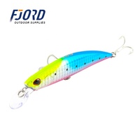 FJORD Nouvelle leurre de pêche dur Minnow 110 mm 27 g coulant en plastique ABS – Le meilleur leurre pour la pêche en mer en eau salée en rivière et en lac