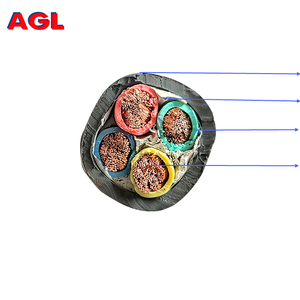Câbles électriques moyenne tension KAODEE PVC Swa PVC Aluminium XLPE isolés 19/33(36)Kv, câbles d'alimentation OEM 16A, câble de courant OEM 16 - Product Image 4
