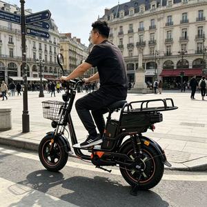 Bicicletas Eléctricas de Carga Rusas de 16 Pulgadas, Más Vendidas, <span class=keywords><strong>con</strong></span> Doble Batería, Equipadas <span class=keywords><strong>con</strong></span> <span class=keywords><strong>Dos</strong></span> Conjuntos de Baterías de Litio de 48V 20Ah - Product Image 2