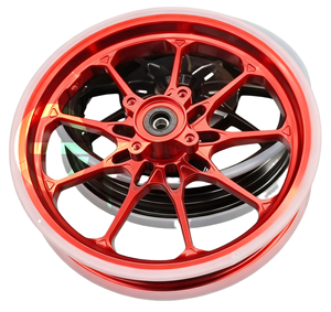 Jantes en aluminium gravées CNC pour Honda Giorno - 122.5J/122.15J, jantes personnalisées légères, résistantes aux climats tropicaux - Product Image 2