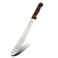 KITCHENCARE Couteau de cuisine de chef de viande professionnel OEM Couteau de boucher classique en bois de 14 pouces