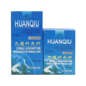 Agujas de <span class=keywords><strong>Acupuntura</strong></span> Desechables y Estériles de Acero Inoxidable HUANQIU, 100 Piezas, Una <span class=keywords><strong>Aguja</strong></span> por Tubo, para Principiantes - Product Image 2