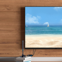 Productos para el hogar inteligente Antena digital HD Amplificada para interiores DAB de alta ganancia con amplificador de refuerzo VHF/UHF