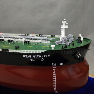 Modelo de Barco de Alta Calidad Hecho a Mano por la Fábrica O.A.S, Regalo Empresarial Personalizado, Modelo de Buque Tanque <span class=keywords><strong>VLCC</strong></span> de 145 cm - Product Image 2