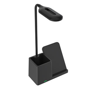 Chargeur de téléphone sans fil multifonctionnel à charge rapide <span class=keywords><strong>en</strong></span> <span class=keywords><strong>gros</strong></span>, lampe de <span class=keywords><strong>bureau</strong></span> à commande tactile, porte-stylo, chargeur sans fil - Product Image 5