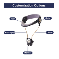 Attelle de cou portable réglable, collier de soutien cervical léger, entraîneur de nuque pour la maison, le bureau, l'école, la lecture et l'usage quotidien