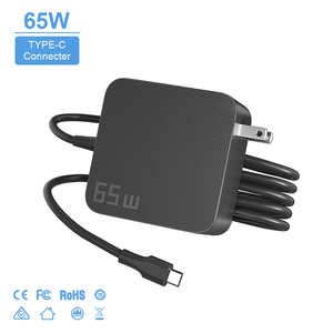 65W USB C kép sạc máy tính xách tay 5.75ft dài cáp phổ xách tay <span class=keywords><strong>AC</strong></span> <span class=keywords><strong>Adapter</strong></span> cho Macbook cho Dell cho HP cho Lenovo Asus PD EU - Product Image 1