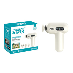 Winningstar Portable <b>Massage</b> Gun ST-6400 6 Speed Levels Rechargeable Electric Muscle Relaxation <b>Tool</b> - Product Image 1