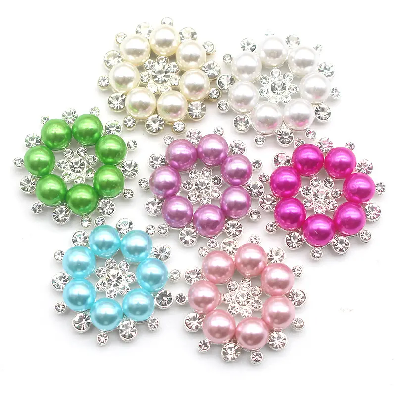 Groothandel Custom Kleurrijke Rhinestone Designer Bloem Broche Voor Accessoires Craft