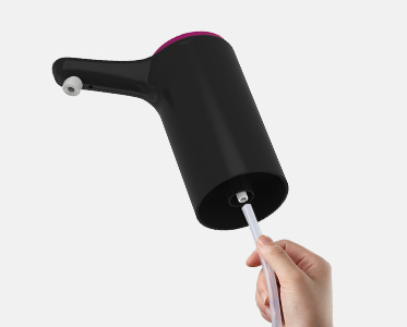 Black USB Rechargeable Water Pump Dispenser 800mAh For Home Office