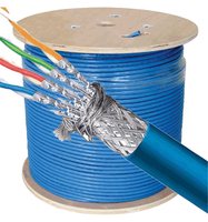 Prix de gros d'usine Câble réseau Ethernet Cat7 Cat 7 FTP SFTP à paires torsadées blindées 305M par rouleau