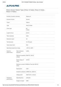 <span class=keywords><strong>ALPS</strong></span> RSA0N11M9A0J โพเทนชิโอมิเตอร์แบบสไลด์ ขนาด 100 มม. ขับเคลื่อนด้วยมอเตอร์ ของแท้รับประกัน - Product Image 4
