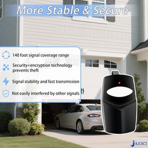 Télécommande de porte de garage 8 commutateurs DIP 310 MHz, émetteur d'ouverture de portail compatible avec les modèles DTA DTD DTC DNT00002A, signal stable - Product Image 3