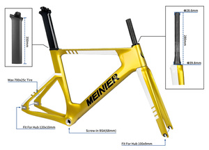 Vélo de Piste en Carbone TR645 avec Jantes Complètes Personnalisables pour Route 700C - Product Image 6