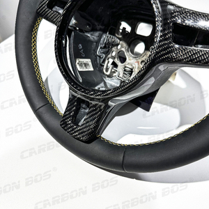 Volante de cuero para <span class=keywords><strong>Porsche</strong></span> Panamera 970 971 Cayenne Macan 996 997 718 991 911 Volante de cuero personalizable - Product Image 3