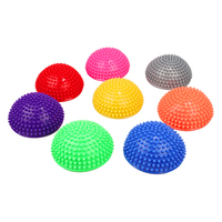 Equipo de entrenamiento de Yoga, estera de masaje de Media bola, pelota de Durian de equilibrio, Fitness, pelota de Yoga