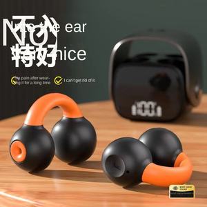 2025 New <strong>Tide</strong> Play Wireless Clip-in-Ear for 5.4 Life Waterproof Titanium Alloy Ear-Clip Headset LED Digital Display for - Product Image 6