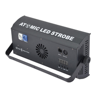 Nouvelle conception 8 + 8 scène lumière stroboscopique Dj fête éclairage 150W lumière noire Dmx contrôle Rgbw polychrome atomique Led