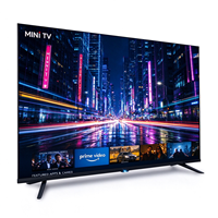 Téléviseur LED MINI UHD 75 pouces, Smart TV WiFi avec mode jeu et haut-parleur intégré pour usage hôtelier, certifié CE/FCC, boîtier noir