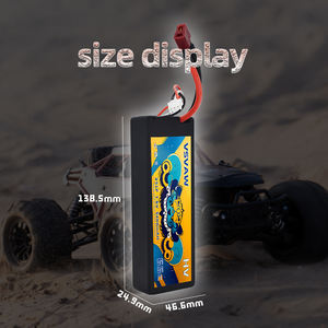 แบตเตอรี่ VSVAW 2S 5200mAh LiPo 7.6V 65C พร้อมหัวต่อ Deans สำหรับรถบังคับวิทยุ รถบรรทุก รถบักกี้ ยานพาหนะ Losi Slash เฮลิคอปเตอร์ รถแข่ง อะไหล่โมเดล - Product Image 4