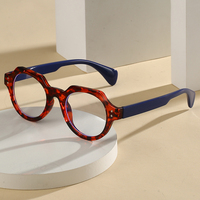 HS2207 Lunettes de Lecture Fines Unisexe 1 Pièce, Monture Carrée en PC, Charnière à Ressort, Rouge Orangé, Lunettes Correctrices pour Presbytie, Adaptées à Tous les Visages
