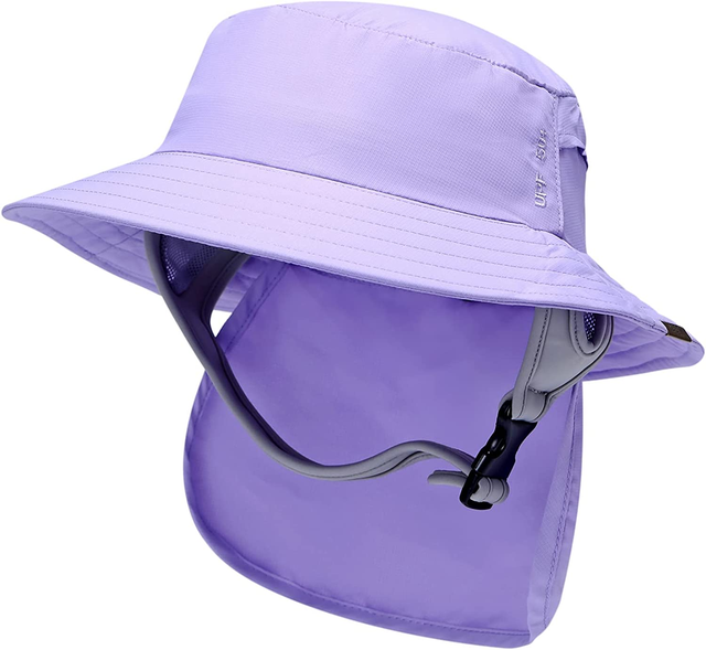 Belief Surf Cap Material 100% Nylon Fabric Men Sun Hat Summer Wide Brim UPF 50+ UV Protection