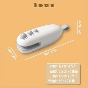 Máquina Portátil Pequeña para Envasar Alimentos, con Clip de Sellado, de Alta Calidad, para Uso Doméstico - Product Image 6