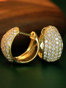 Pendientes de Diamantes de Oro de 18K al por Mayor, Precio de Fábrica OEM/ODM Personalizado, Certificados, Listos para Enviar - Product Image 3