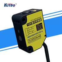 KJT Wholesale Interruptor Fotoeléctrico Láser de 4 Hilos con Supresión de Fondo 0~35M, Sensor Óptico 9-30V DC para Uso en Máquinas
