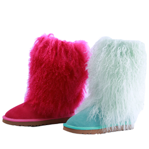 Botas de Moda para Mujer, Forradas de Piel Sintética, Estilo Oveja, Otoño Invierno 2022 - Product Image 1