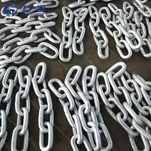 中国供应商锚链工厂销售出口铁焊接热浸节链 - Product Image 3