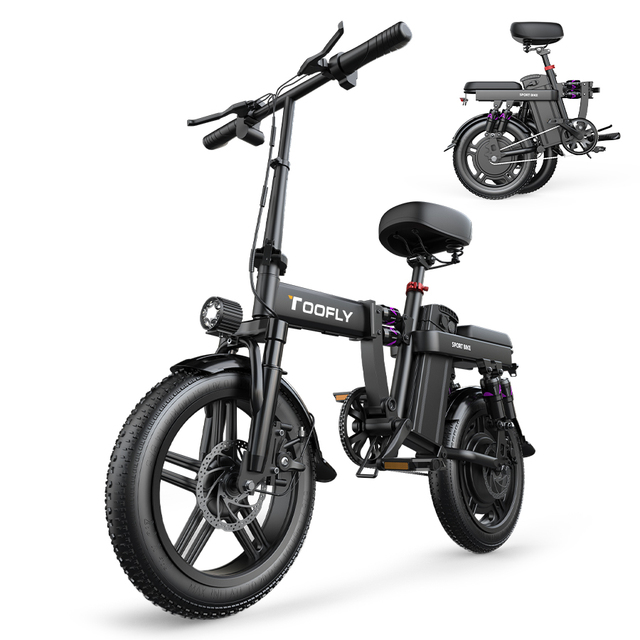 High-Power 1000W 16-Inch Fat Tire Electric Bicycle