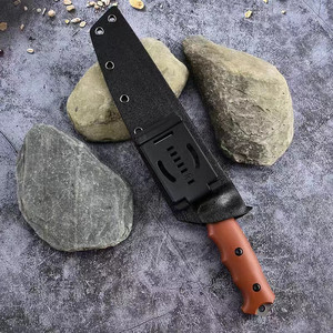 Couteau de poche tactique de survie OEM personnalisable, manche en Craton, lame en acier inoxydable, chasse, bricolage, industriel - Product Image 4