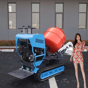 เครื่องผสมคอนกรีตซีเมนต์รถบรรทุกเครื่องผสมคอนกรีตขนาดเล็กเครื่องยนต์ดีเซลขับเคลื่อนตัวเอง - Product Image 6