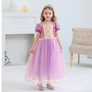 Vestido de <span class=keywords><strong>princesa</strong></span>, vestido de Rapunzel para niña, vestido de fiesta Cosplay, regalo de cumpleaños para niños <span class=keywords><strong>enredados</strong></span>, disfraz de Halloween, <span class=keywords><strong>princesa</strong></span> - Product Image 3