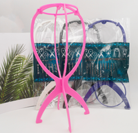 Support de perruque pliable portable de voyage durable pour porte-perruques