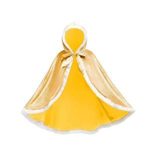 Cape à capuche de princesse pour enfants MS, costume de conte de fées en velours pour filles pour Halloween, Noël, fête costumée - Product Image 2