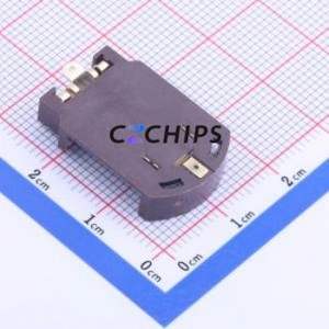 BS-08-B2AA008 Button & Strip Battery Connector SMD Connector Battery Holder CR2032 Phosphor Bronze - Product Image 2