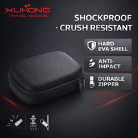 Casing Anti Guncangan Tahan Air Anti Debu dengan Airbag untuk Elektronik, Cangkang EVA Keras, Sel Udara Tiup, Interior yang Dapat Disesuaikan, untuk Perjalanan