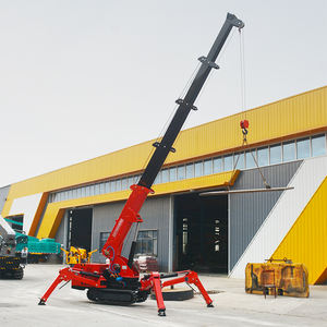 Heavy Duty <span class=keywords><strong>Mini</strong></span> Industrial Tacked Rental Venta caliente Crawler Spider Crane con brazo largo Fly Jib - Product Image 2