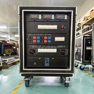 SX 14U Rack-Mount 34-Way 3-Phase 400A Live Sound Power Distribution Panel Stage Audio Distro