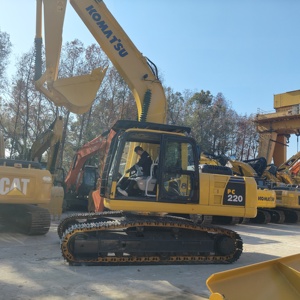 Excavatrice Komatsu PC220-8 d'occasion, 22 tonnes, moteur Cummins, pompe hydraulique Kawasaki, moteur à soupapes, faible nombre d'heures, 90% neuve, modèle 2021 compétitif - Product Image 5