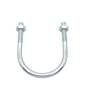Galvanized U-bolts Pipe Clamps DN10-DN1000 <b>M6</b>-M24 <b>Screw</b> Clips Saddle Clamps Corrosion Resistant - Product Image 5