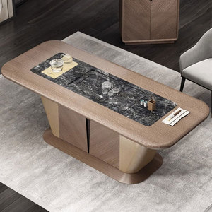 Muebles de oficina Liyu, sala de estar de lujo, sofá para el hogar, mesa de té, mesita de noche, Mini balcón, tamaño moderno, esquina, mesa auxiliar de café - Product Image 2