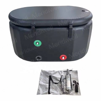 Baignoire à glace gonflable portable pour bain froid et récupération après l'exercice