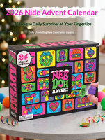 Calendrier de l'Avent Squishy Noël 2026 TPR – Boîte Surprise 24 Jours Compte à Rebours – Jouet Anti-Stress – Cadeau Enfant – Fournisseur d'Usine