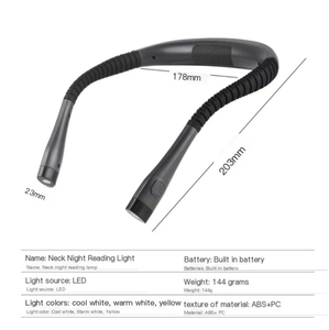 Biểu tượng tùy chỉnh có thể gập lại xách tay trong nhà cổ đèn USB sạc <span class=keywords><strong>LED</strong></span> Đèn đọc sách cho phòng ngủ sử dụng - Product Image 6