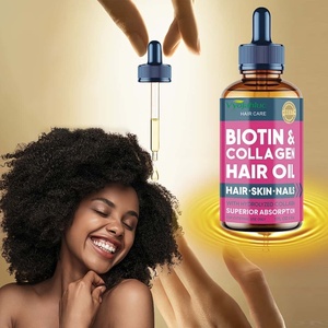 Suero Natural Orgánico para el Crecimiento del Cabello con Biotina y Colágeno, Aceite Esencial Nutritivo con <span class=keywords><strong>Beneficios</strong></span> Anticaspa - Product Image 2
