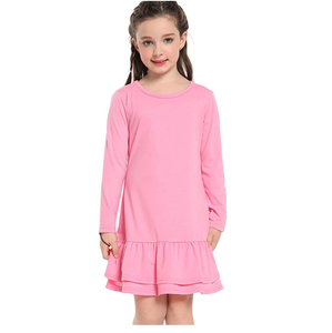 Abito da festa per bambine Lilt Little Girls, ultra morbido, con maniche a farfalla, fatto a mano all'uncinetto, in maglia di cotone, modello estivo per bambini, immagini del design. - Product Image 4