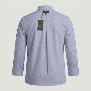 Ropa de Chef Profesional para Hombre, Chaqueta de Chef OEM de Manga Larga, Uniforme de Cocina, Tela Transpirable, Ajuste Cómodo - Product Image 5